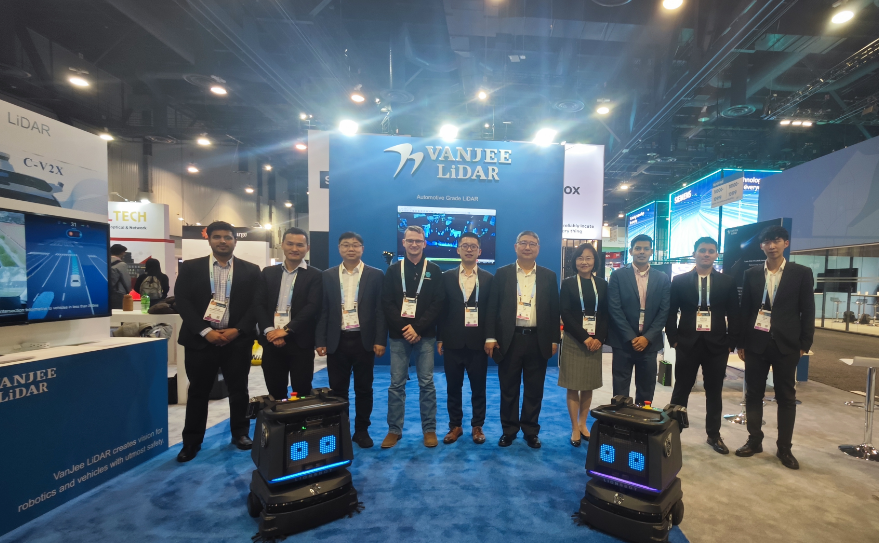The Spectacular Moments of VanJee LiDAR at CES Exhibition