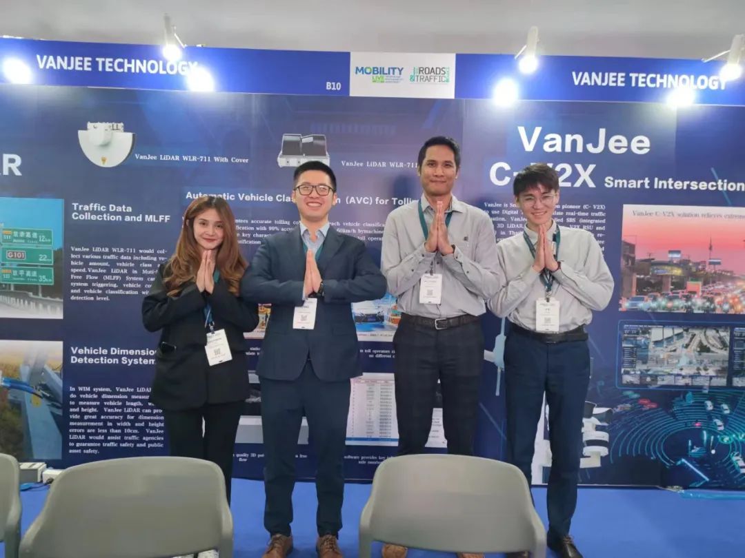 VanJee Technology Shines at the 2023 Thailand Roads and Traffic Conference